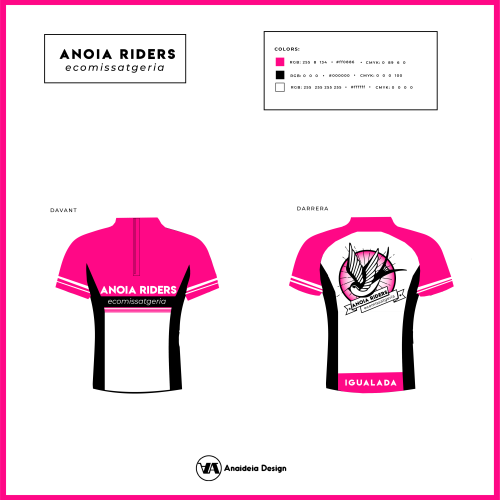 MAILLOT ANOIA RIDERS mock up